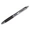 Uni-Ball Signo 207 Needle Point Retractable Gel Pen, 0.7mm, Black Ink/Barrel, Dozen